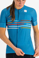 SPORTFUL Cycling short sleeve jersey - VELODROME - blue