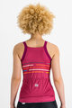 SPORTFUL Cycling tank top - VELODROME - cyclamen