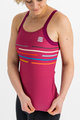 SPORTFUL Cycling tank top - VELODROME - cyclamen