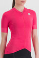 SPORTFUL Cycling short sleeve jersey - MONOCROM - pink