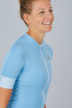 SPORTFUL Cycling short sleeve jersey - MONOCROM - light blue