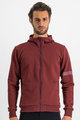 SPORTFUL Cycling hoodie - GIARA - bordeaux