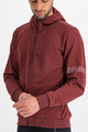 SPORTFUL Cycling hoodie - GIARA - bordeaux