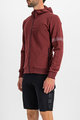 SPORTFUL Cycling hoodie - GIARA - bordeaux