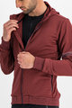 SPORTFUL Cycling hoodie - GIARA - bordeaux