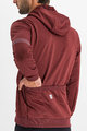 SPORTFUL Cycling hoodie - GIARA - bordeaux