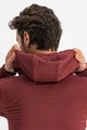 SPORTFUL Cycling hoodie - GIARA - bordeaux