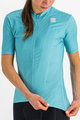 SPORTFUL Cycling short sleeve jersey - FLARE - light blue