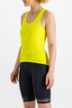 SPORTFUL Cycling tank top - FLARE - yellow