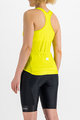 SPORTFUL Cycling tank top - FLARE - yellow