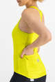 SPORTFUL Cycling tank top - FLARE - yellow