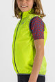 SPORTFUL Cycling gilet - KID REFLEX - yellow