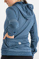 SPORTFUL Cycling hoodie - GIARA - blue