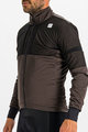 SPORTFUL Cycling thermal jacket - SUPERGIARA - brown