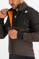 SPORTFUL Cycling thermal jacket - SUPERGIARA - brown