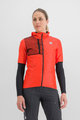 SPORTFUL Cycling thermal jacket - SUPERGIARA PUFFY - red