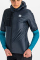 SPORTFUL Cycling thermal jacket - SUPERGIARA PUFFY - blue