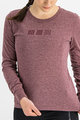 SPORTFUL Cycling long sleeve t-shirt - GIARA - purple