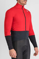 SPORTFUL Cycling thermal jacket - TOTAL COMFORT - red/black