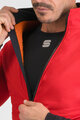 SPORTFUL Cycling thermal jacket - TOTAL COMFORT - red/black