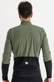 SPORTFUL Cycling windproof jacket - TOTAL COMFORT - green/black