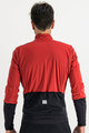 SPORTFUL Cycling windproof jacket - TOTAL COMFORT - red/black