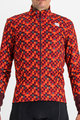 SPORTFUL Cycling thermal jacket - PIXEL - red/brown