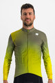 SPORTFUL Cycling winter long sleeve jersey - ROCKET THERMAL - green