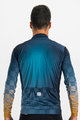 SPORTFUL Cycling winter long sleeve jersey - ROCKET THERMAL - blue/brown