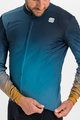 SPORTFUL Cycling winter long sleeve jersey - ROCKET THERMAL - blue/brown