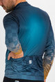 SPORTFUL Cycling winter long sleeve jersey - ROCKET THERMAL - blue/brown