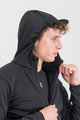 SPORTFUL Cycling windproof jacket - METRO SOFTSHELL - black