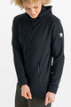 SPORTFUL Cycling thermal jacket - METRO SOFTSHELL - black