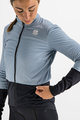 SPORTFUL Cycling windproof jacket - TOTAL COMFORT - light blue/black