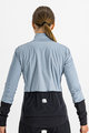 SPORTFUL Cycling windproof jacket - TOTAL COMFORT - light blue/black