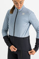 SPORTFUL Cycling windproof jacket - TOTAL COMFORT - light blue/black