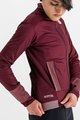 SPORTFUL Cycling thermal jacket - SUPER - bordeaux