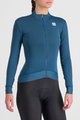 SPORTFUL Cycling winter long sleeve jersey - MONOCROM THERMAL - blue