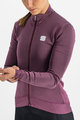 SPORTFUL Cycling winter long sleeve jersey - MONOCROM THERMAL - purple