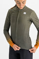 SPORTFUL Cycling winter long sleeve jersey - ROCKET THERMAL - green