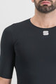 SPORTFUL Cycling short sleeve t-shirt - MIDWEIGHT LAYER - black