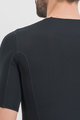 SPORTFUL Cycling short sleeve t-shirt - MIDWEIGHT LAYER - black