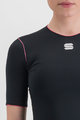 SPORTFUL Cycling short sleeve t-shirt - MIDWEIGHT - black