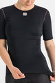 SPORTFUL Cycling short sleeve t-shirt - MIDWEIGHT - black