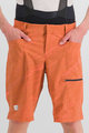 SPORTFUL Cycling shorts without bib - CLIFF GIARA - orange