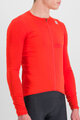 SPORTFUL Cycling summer long sleeve jersey - MATCHY - red