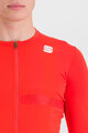 SPORTFUL Cycling summer long sleeve jersey - MATCHY - red