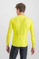 SPORTFUL Cycling summer long sleeve jersey - MATCHY - yellow