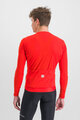 SPORTFUL Cycling winter long sleeve jersey - MATCHY - red