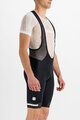 SPORTFUL Cycling bib shorts - NEO - black/white